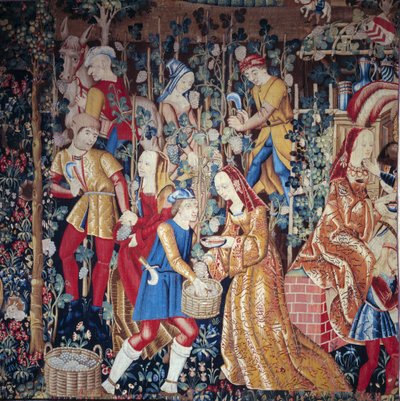 De oogst (detail) door Unknown artist