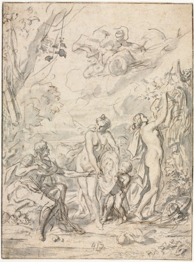 Het Oordeel van Parijs door Unknown artist