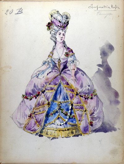De Schoppenvrouw: Opera gecomponeerd in 1890 door Piotr Iljitsj Tsjaikovski door Unknown artist