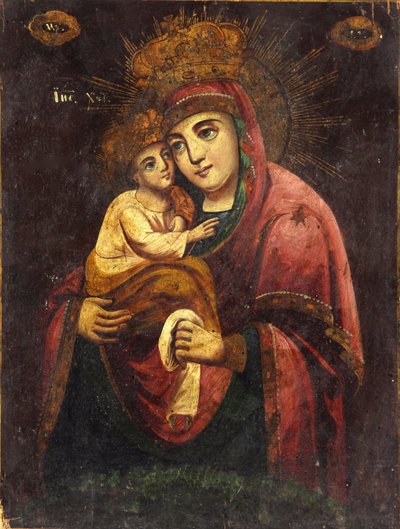 De Moeder Gods Onze Lieve Vrouw van Pochayiv door Unknown artist