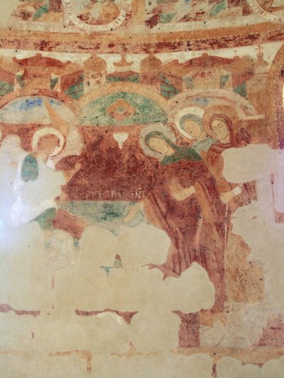De Geboorte, kapel Saint-Jean du Liget, Touraine. door Unknown artist