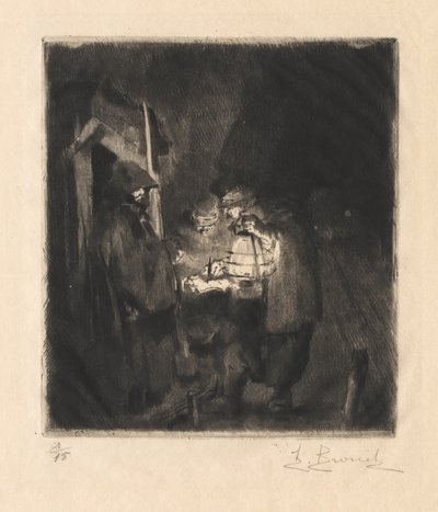 De Nachtelijke Ronde door Unknown artist