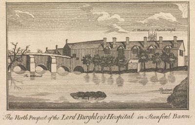Het noordelijke uitzicht van het Lord Burghley