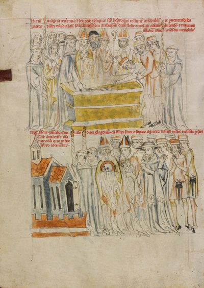 De opening van het graf van de heilige Hedwig; De vertaling van de relieken van de heilige Hedwig door Unknown artist