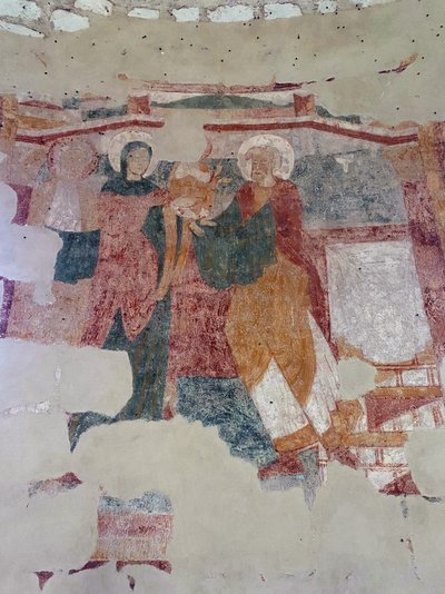 De Presentatie, kapel Saint-Jean du Liget, Touraine. door Unknown artist