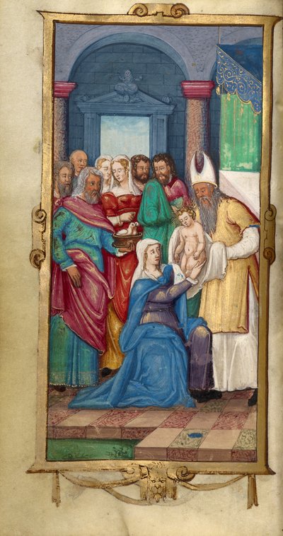 De presentatie in de tempel door Unknown artist