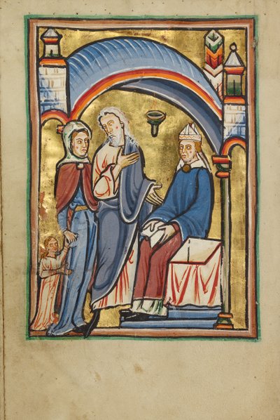 De presentatie van de Maagd in de Tempel door Unknown artist