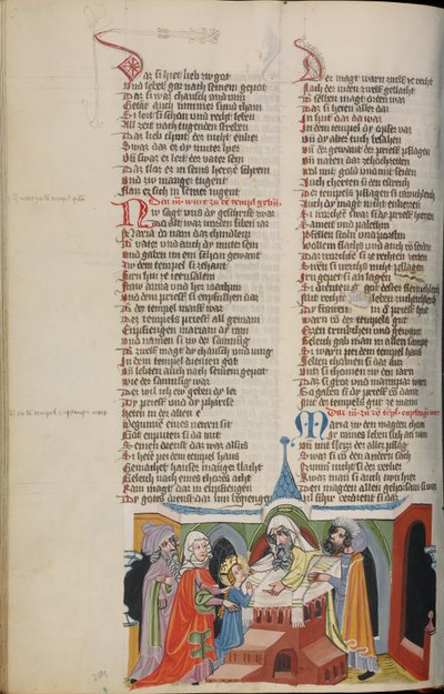 De presentatie van de Maagd in de Tempel door Unknown artist