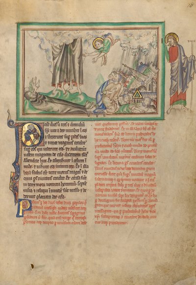 De verwijdering van de twee getuigen en de vernietiging van de stad door Unknown artist