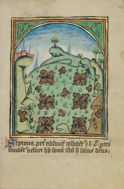 Het Zevende Teken voor de Dag des Oordeels door Unknown artist