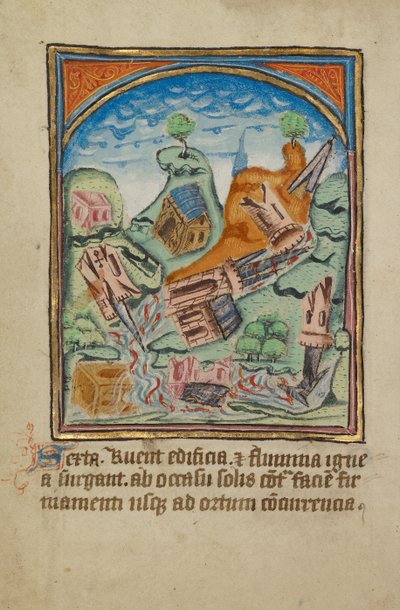 Het Zesde Teken voor de Dag des Oordeels door Unknown artist