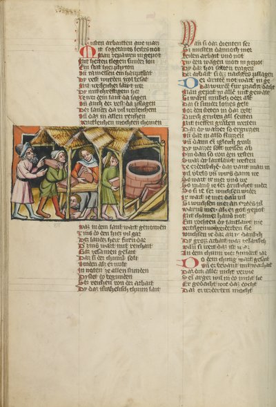 De slavernij van de Israëlieten door Unknown artist