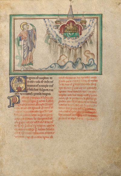 De Tempel van God met het Tabernakel in de Lucht door Unknown artist