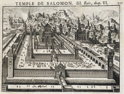 De Tempel van Salomo - De Bijbel door Unknown artist