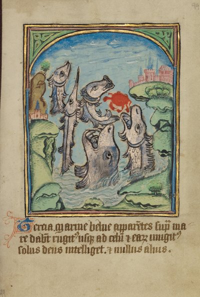 Het derde teken voor de Dag des Oordeels door Unknown artist