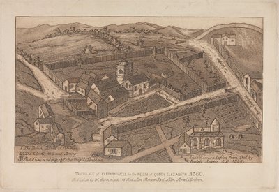 Het dorp Clerkenwell in het bewind van koningin Elizabeth, 1560 door Unknown artist