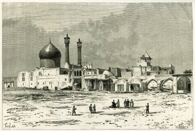Het graf van Fatma in Koum, geëtst door Taylor, naar een foto, ter illustratie van het verhaal 