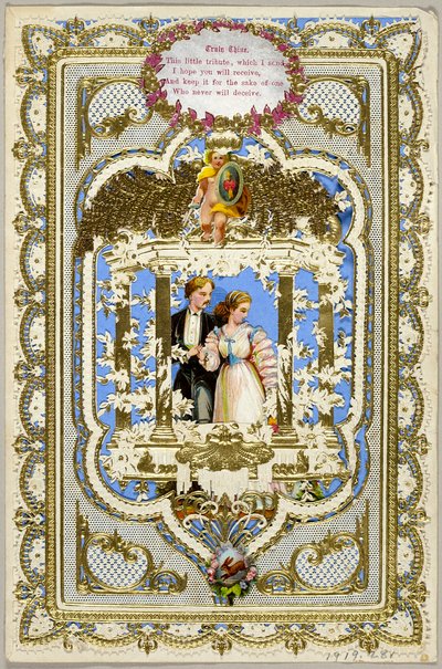 Dit kleine eerbetoon, dat ik stuur (valentijn) door Unknown artist