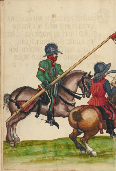 Drie ruiters in harnas uit de tijd van keizer Sigismund door Unknown artist