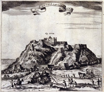 Tibet. Uitzicht op de Pothala, paleis van de Dalai Lama in Lhasa. 