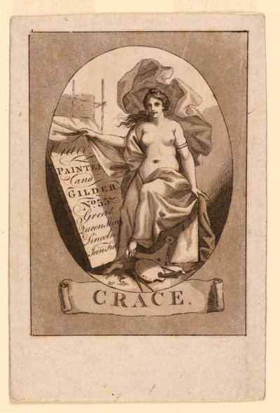 Handelskaart, Crace and Son door Unknown artist