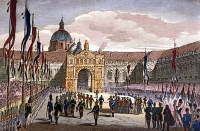Overbrenging van de as van Napoleon I naar Les Invalides, Parijs door Unknown artist