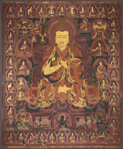 Tsong Khapa, oprichter van de Geluk-orde door Unknown artist