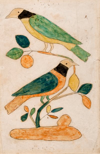 Twee vogels door Unknown artist