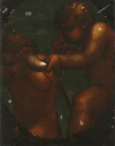 Twee Putti door Unknown artist