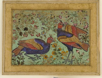 Twee fazanten door Unknown artist