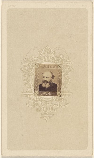 [Ongeïdentificeerde kalende man met grijzende volle baard]. door Unknown artist