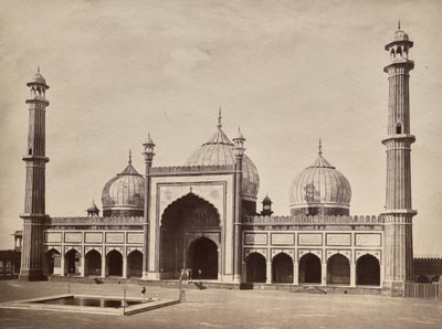 Zonder titel (Jama Masjid, Delhi) door Unknown artist