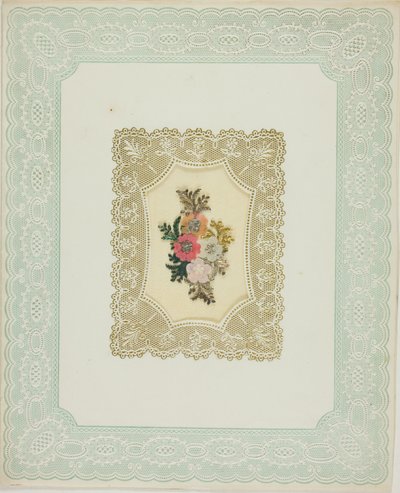 Valentijn zonder titel (Bloemen) door Unknown artist