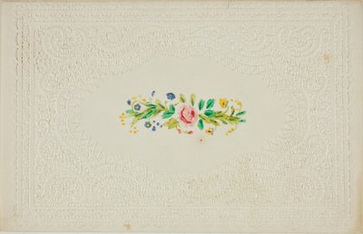 Valentijn zonder titel (Bloemen) door Unknown artist