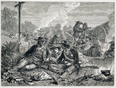 Vendeese opstandelingen - gravure door Unknown artist