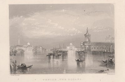 Venetië - de Dogana door Unknown artist