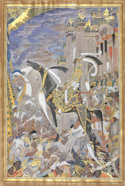 Overwinnend Leger dat de Stad Binnenkomt na Belegering door Unknown artist