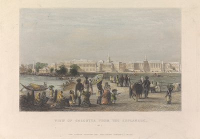 Uitzicht op Calcutta vanaf de Esplanade, nr. 1 door Unknown artist