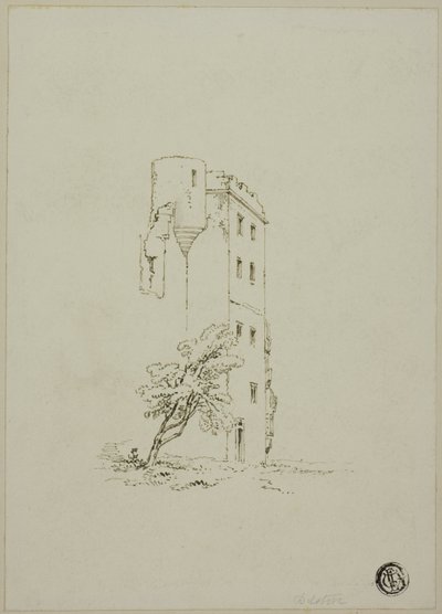 Uitzicht op Dilston door Unknown artist