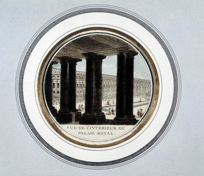 Uitzicht op het interieur van het Koninklijk Paleis door Unknown artist
