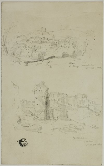 Gezichten van Bethanië en Bethlehem door Unknown artist