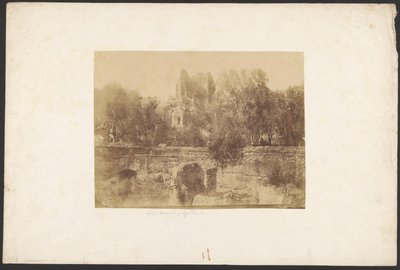 [Villa Adriana bij Tivoli]. door Unknown artist