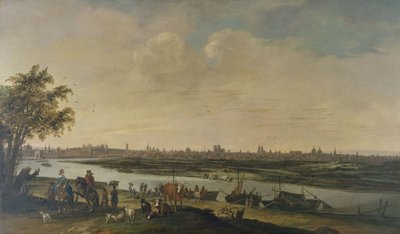 Algemeen uitzicht op Parijs, genomen vanaf de voet van de heuvel van Chaillot, circa 1650 door Unknown artist