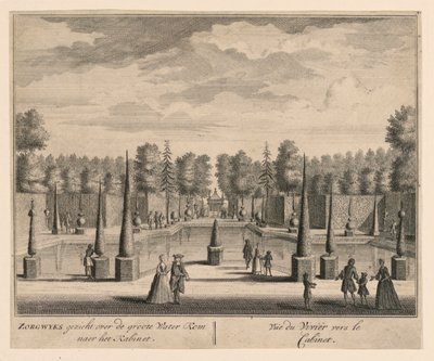 Uitzicht op Vivier naar het Kabinet door Unknown artist