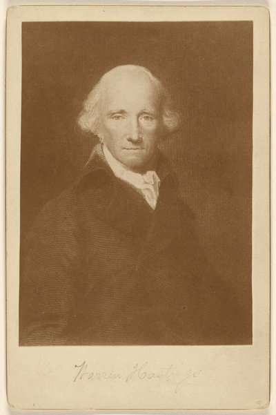 Warren Hastings (van een gravure) door Unknown artist