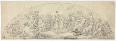 Huwelijk van Cupido en Psyche op de Olympus door Unknown artist