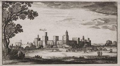 Windsor Castle vanuit het Zuidoosten door Unknown artist