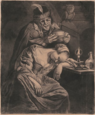Wijn is een spotter door Unknown artist