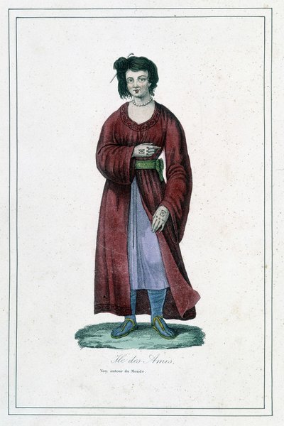 Vrouw van het Eiland van Vrienden - in 