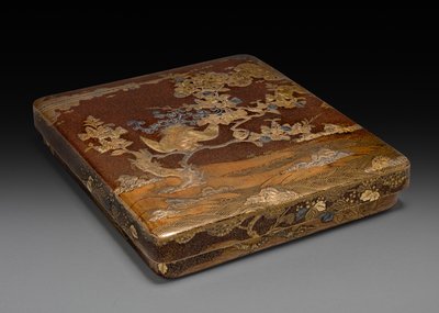 Schrijfdoos (Suzuribako) met Feniks in Paulownia door Unknown artist